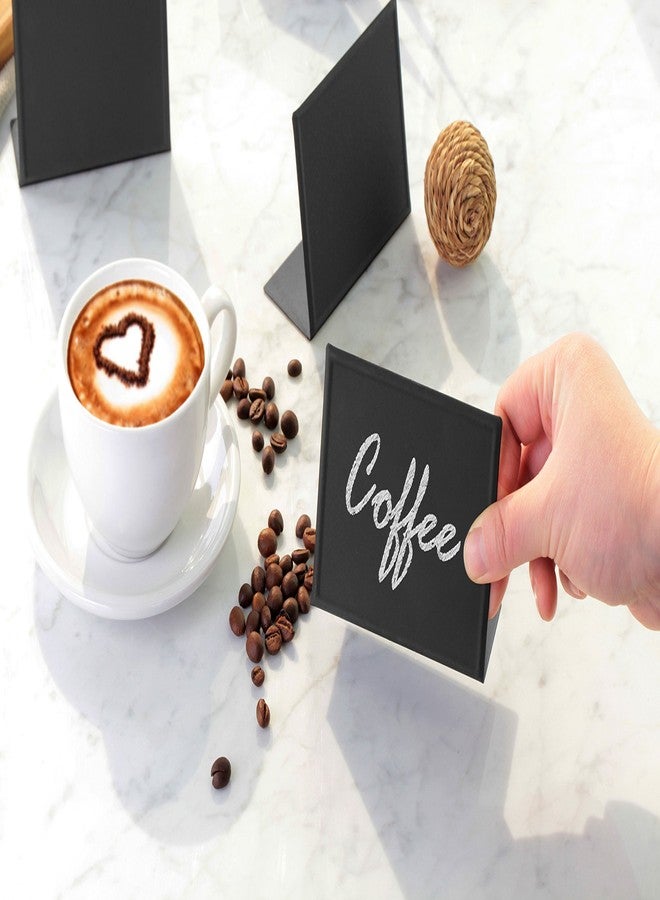 نيو ستار فود سيرفيس ألواح طباشيرية معدنية صغيرة من نيو ستار فود سيرفيس، رقم الموديل 28669، مقاس 3 بوصات × 4 بوصات، مجموعة من 6 ألواح - Image 5