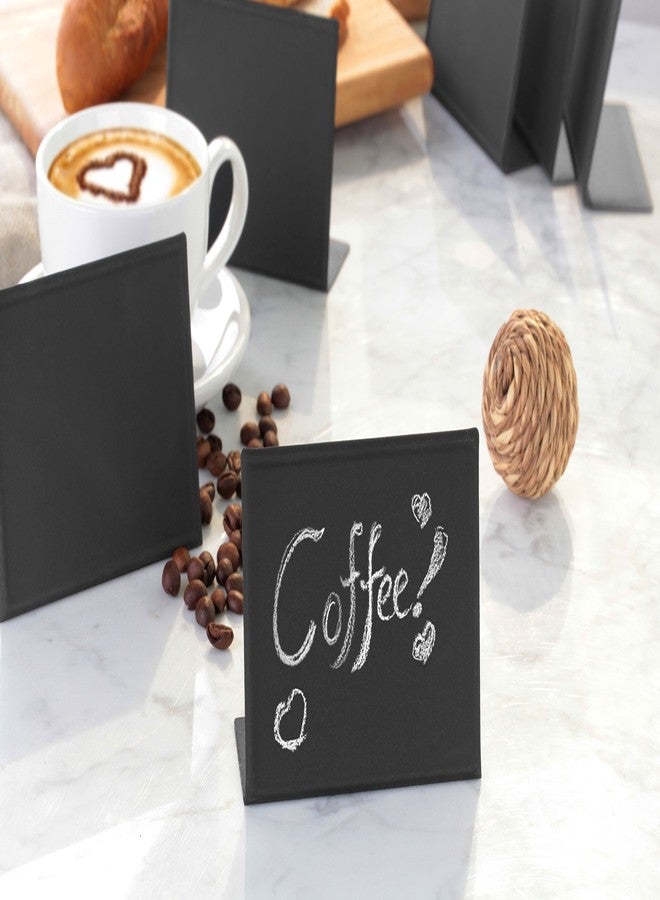 نيو ستار فود سيرفيس ألواح طباشيرية معدنية صغيرة من نيو ستار فود سيرفيس، رقم الموديل 28669، مقاس 3 بوصات × 4 بوصات، مجموعة من 6 ألواح - Image 3