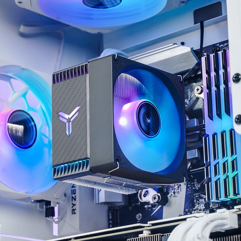 Qiao Sibo Cr1400 Evo Computer Cpu Cooler Argb Fan White Desktop Cr1000 Tower Air-Cooled - Image 4