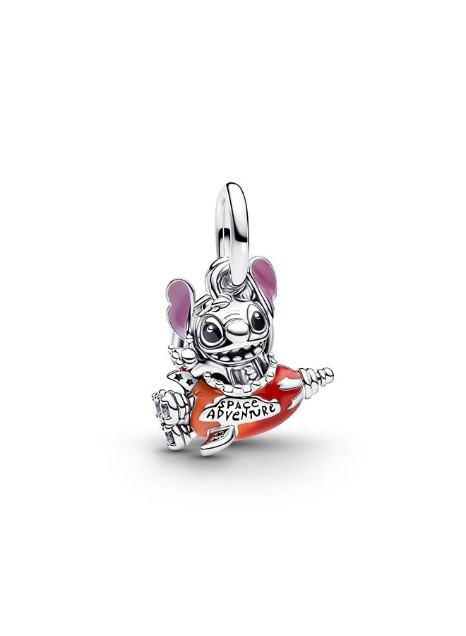 Disney Stitch Rocket Ship Dangle Charm