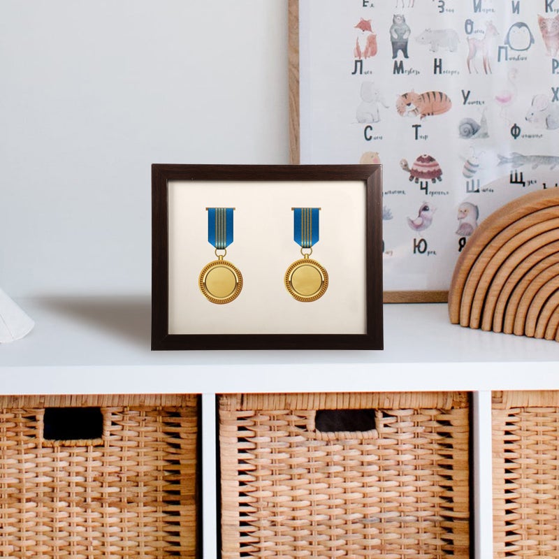 2pcs Medal Display Box Sports Medal Display Frame Medal Storage Holder - Image 4