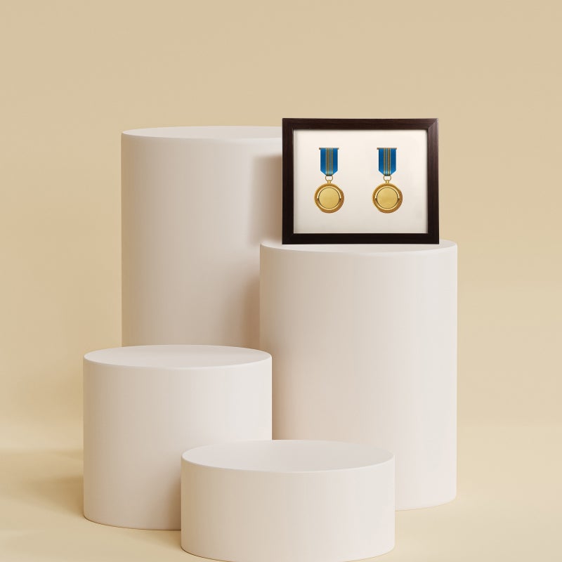 2pcs Medal Display Box Sports Medal Display Frame Medal Storage Holder - Image 3