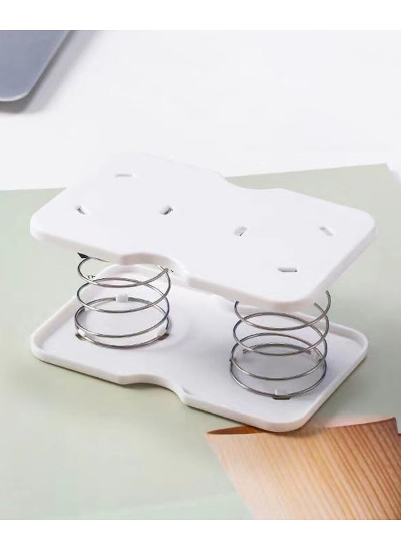 Tissue Box Holder Spring Support 4pcs Pusher Lifter Replacement Inner Holders Paper Towel Drawer Inside Automatic Lifting Elastic Tray Tissue Dispenser