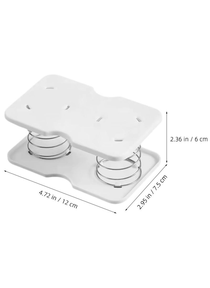 Tissue Box Holder Spring Support 4pcs Pusher Lifter Replacement Inner Holders Paper Towel Drawer Inside Automatic Lifting Elastic Tray Tissue Dispenser