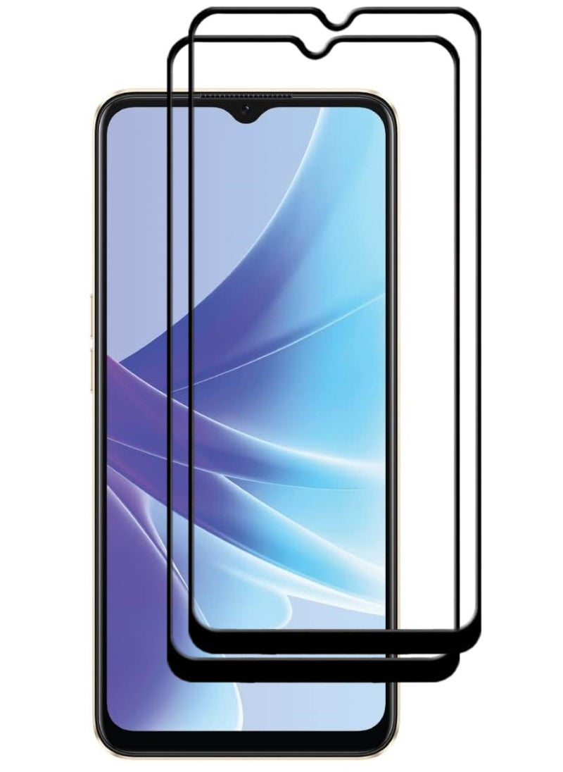 ACLIX 2 Pieces Antistatic ESD Dustproof Premium Quality High Definition Tempered Glass Screen Protector Designed For Oppo A77s - Image 1