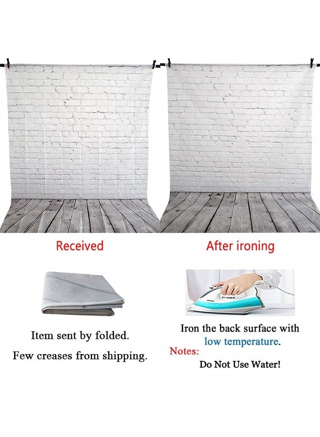 Allenjoy 82" x 59" Christmas Forest Scene Photography Backdrop Xmas Pine Trees Snow Winter Wonderland Newborn Pregnant Wedding Photoshoot Background 1st Birthday Happy New Year Holiday Photobooth Prop - Image 2