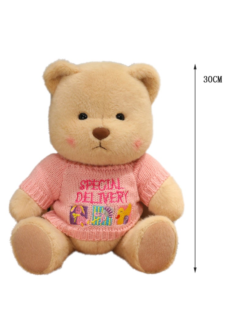 30 CM Cute Cartoon Bear Plush Toy Soft Stuffed Movable joints Doll For Girls And Boys All Ages Gift（Style 12） - Image 2
