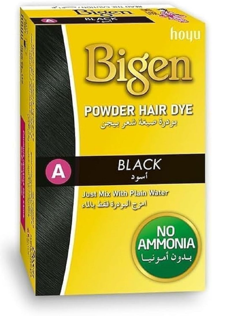 بايجن صبغة شعر بودرة بيجين أسود 6 جرام - Image 1