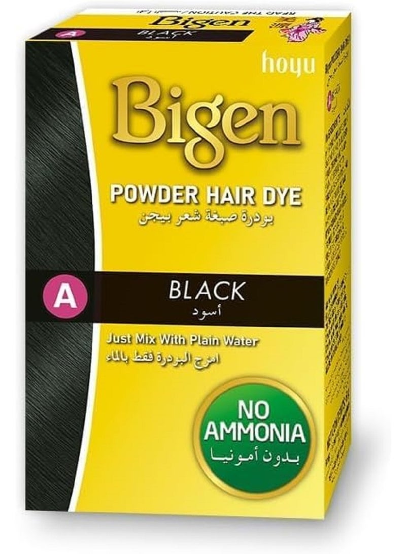 بايجن صبغة شعر بودرة بيجين أسود 6 جرام - Image 2
