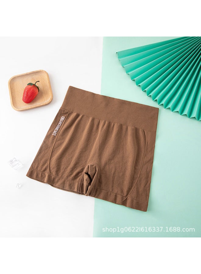 023 # Three-point Yoga Pants, High-waisted Lifting Tummy-control Pants For Women, Sports Safety Boxer Briefs For Women