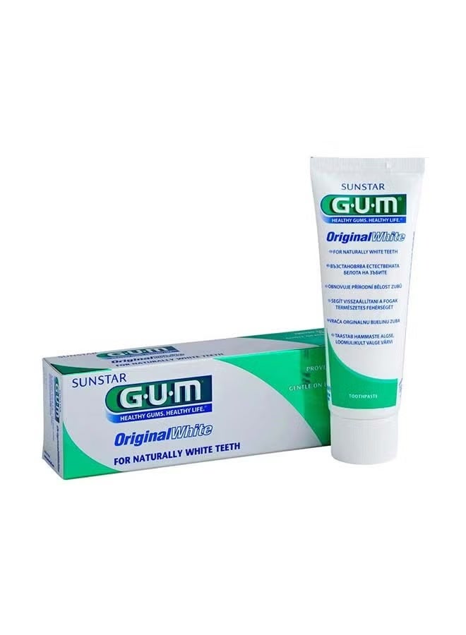 Gum Sunstar Gum Tooth Paste Original White 75Ml