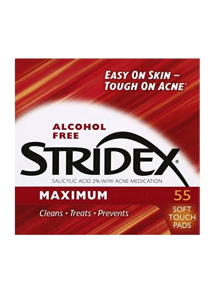 سترايدكس وسادات  ماكسيموم لعلاج والعناية بحب الشباب 55 قطعة الاصلي - Image 2
