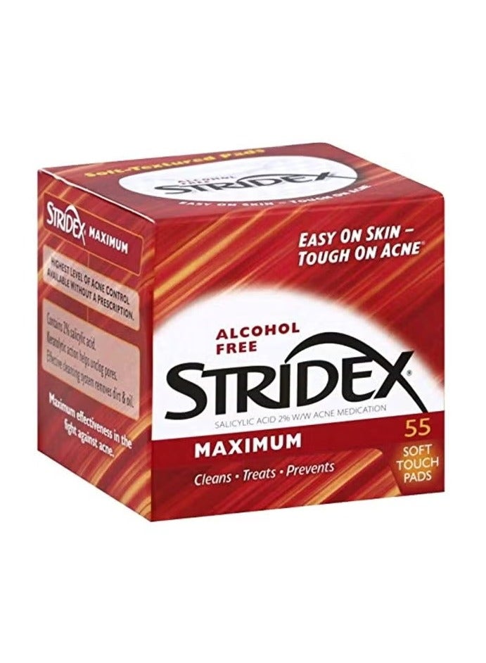 سترايدكس وسادات  ماكسيموم لعلاج والعناية بحب الشباب 55 قطعة الاصلي - Image 3