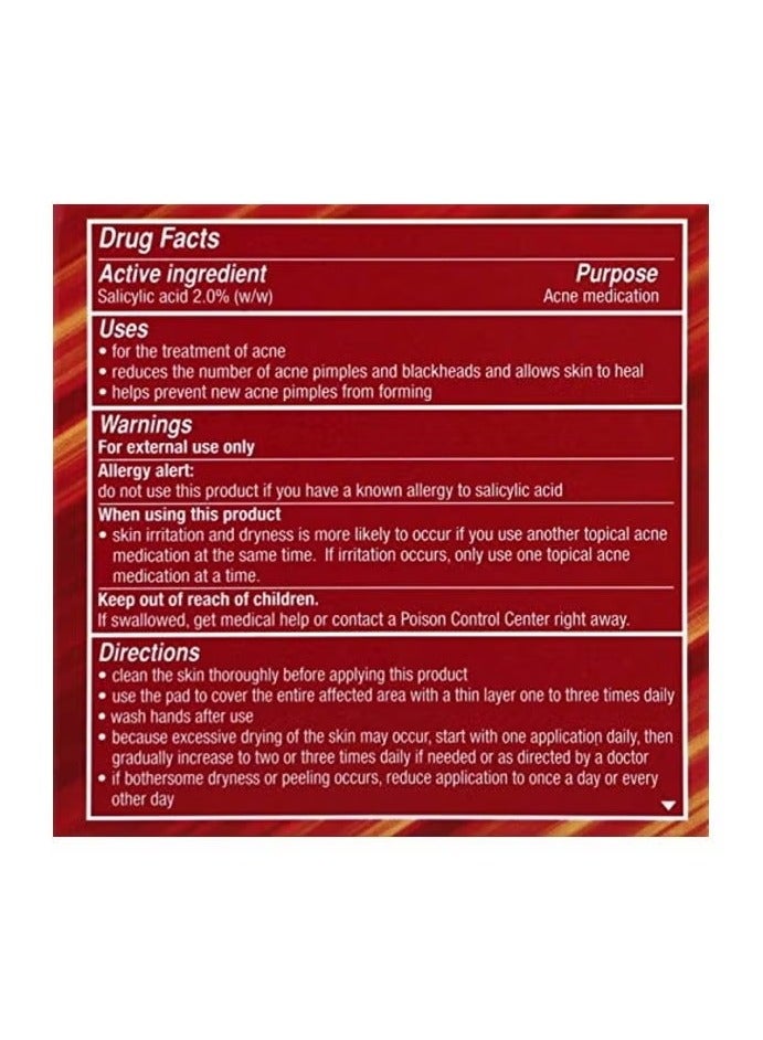 سترايدكس وسادات  ماكسيموم لعلاج والعناية بحب الشباب 55 قطعة الاصلي - Image 4