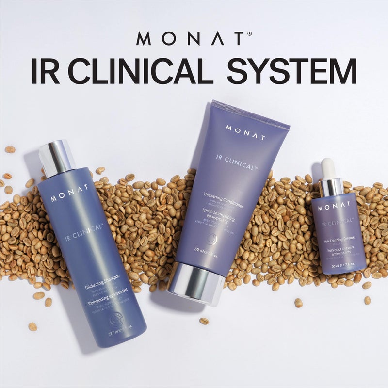 MONAT IR Clinical System â€“ Complete Hair Care Restoration Kit with Thickening Shampoo, Conditioner & Thinning Defense Serum â€“ Strengthens, Protects, & Revives Hair for Thicker, Fuller-Looking Results - Image 3