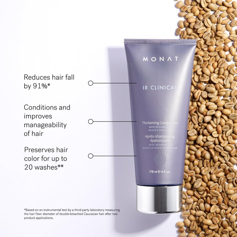 MONAT IR Clinical System â€“ Complete Hair Care Restoration Kit with Thickening Shampoo, Conditioner & Thinning Defense Serum â€“ Strengthens, Protects, & Revives Hair for Thicker, Fuller-Looking Results - Image 4