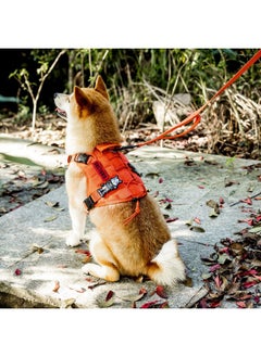 OneTigris OneTigris Handled No-Pull Dog Walking Leash Long Traffic Leads for Medium to Large Dogs (Orange, 6FT)  - Image 2