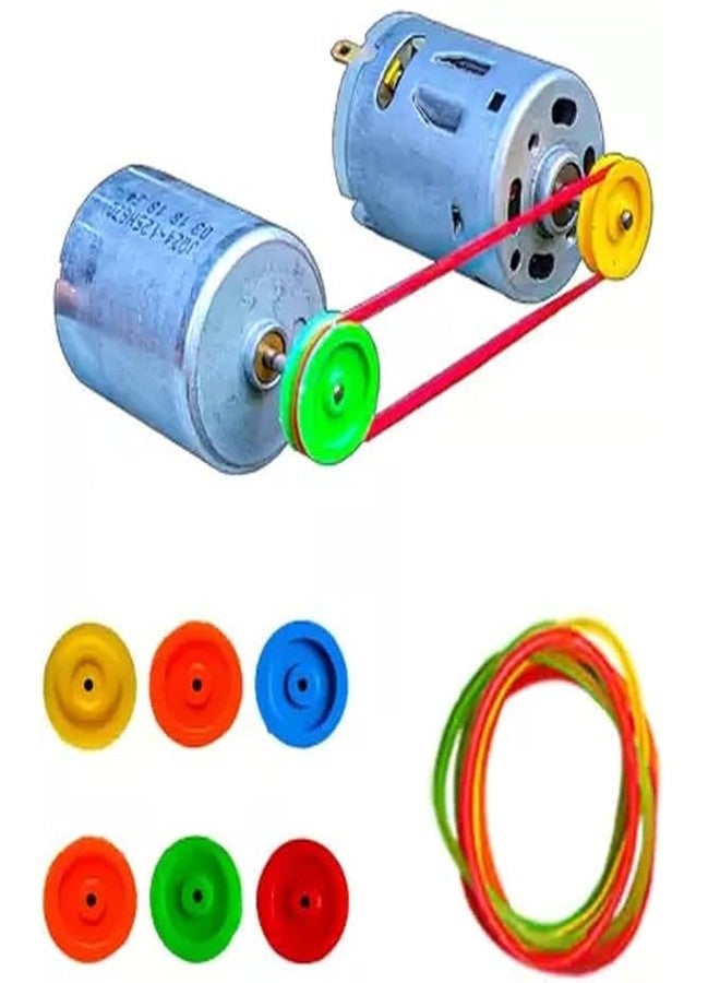 TESTIN ELECTRONICS Dynamo Motor, 4-12v DC Motor & Other Electricity Generator Making Project Kits Electronic Experiment kit for Kids - Image 1