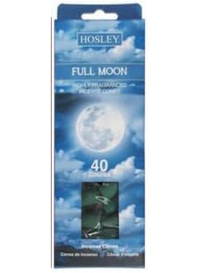 Hosley - 240 Pack Of Full Moon Fragrance Incense Cones Infused With Essential Oils. Ideal Gift For Wedding Events Aromatherapy Spa Reiki Meditation Bathroom Setting - Image 1