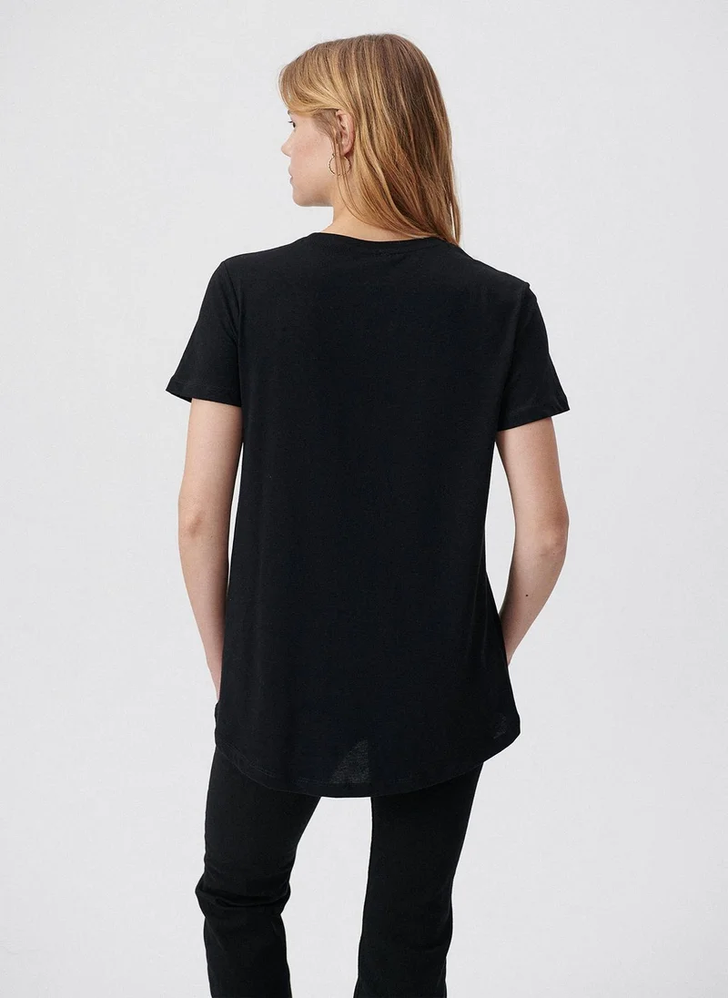MAVI Black Basic T-Shirt