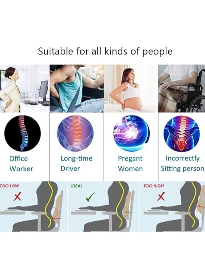 Ergonomic Memory Foam Lumbar Support Pillow - Image 4