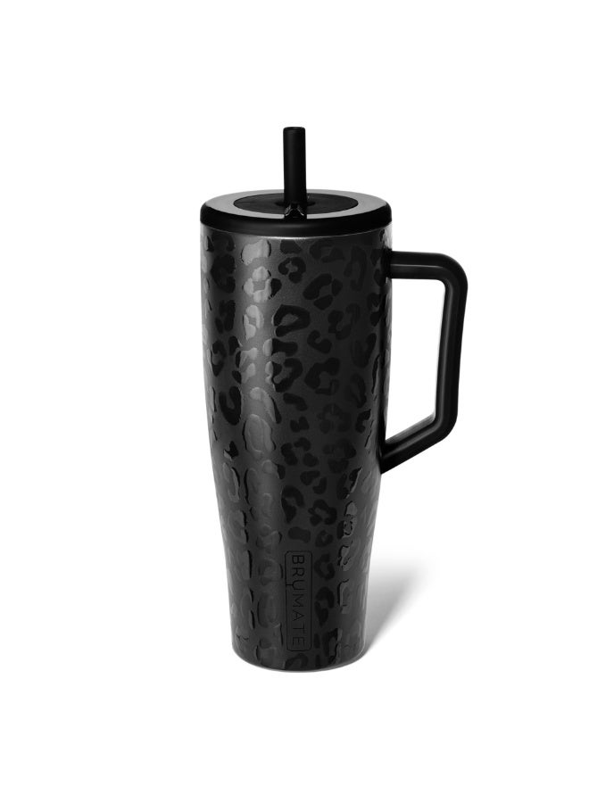 BRUMATE 40 oz Tumbler with Handle and Straw | 100% Leakproof Insulated Tumbler with Lid and Straw | Made of Stainless Steel | Cup Holder Friendly Base | 40oz (Aurora Purple) - Image 1
