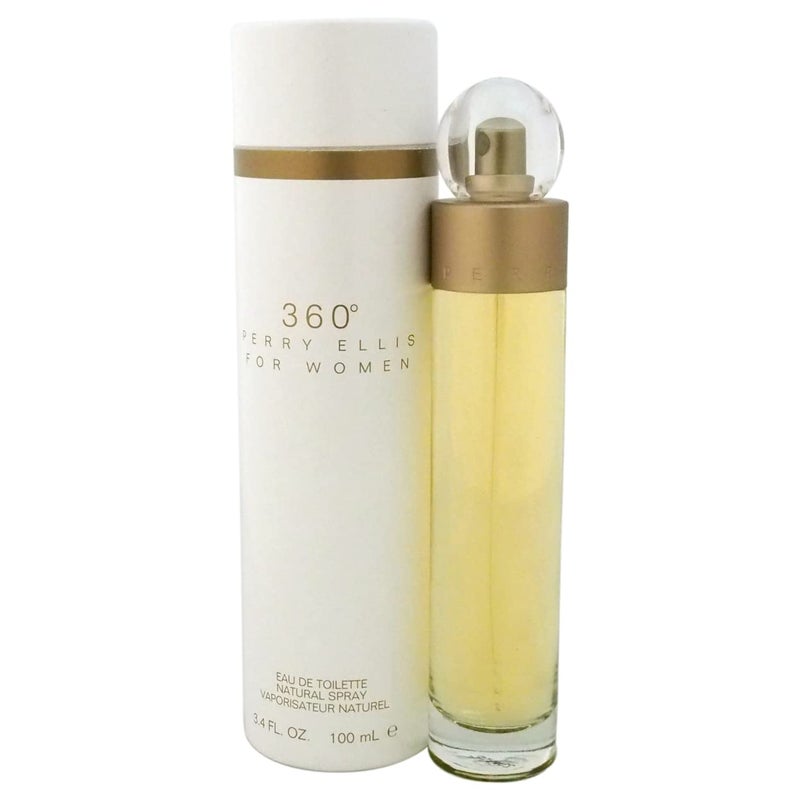 Perry Ellis 360 for Women Eau De Toilette Spray - 100 milliliter/3.4 ounce
