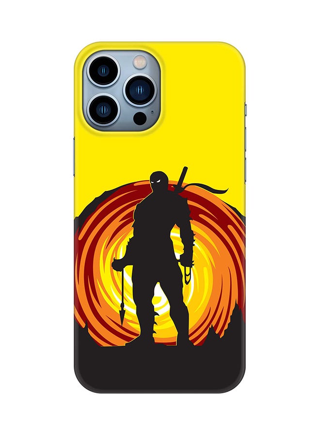 Stylizedd Case for iPhone 15 Pro Max Slim Snap Classic Series Mobile Cover Hard PC Shield Matte Finish Phone CasePrint - Ninja Typhoon - Image 1