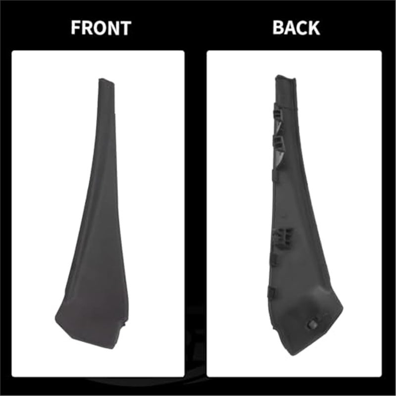 Wivplex Front Left Driver & Right Passenger Windshield Wiper Side Cowl Extension Fender Trim Cover for Nissan Rogue (2014-2020) - Image 5