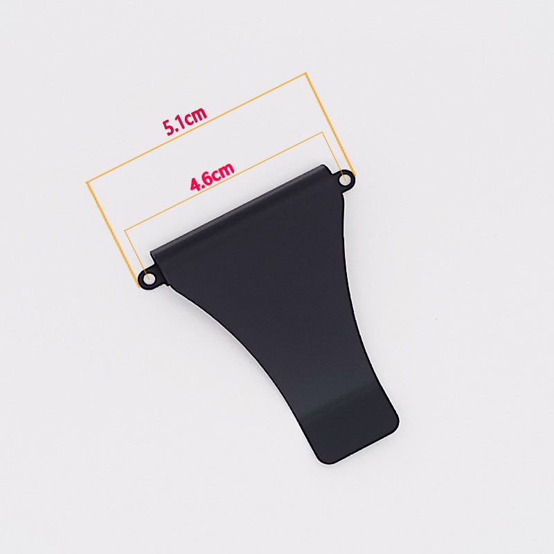 Card Bag Metal Clip Accessories Carbon Fiber Card Bag Stainless Steel Clip Stainless Steel Back Clip Buckle air tag Clip