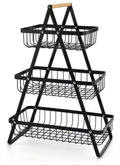 Black 3 Tier