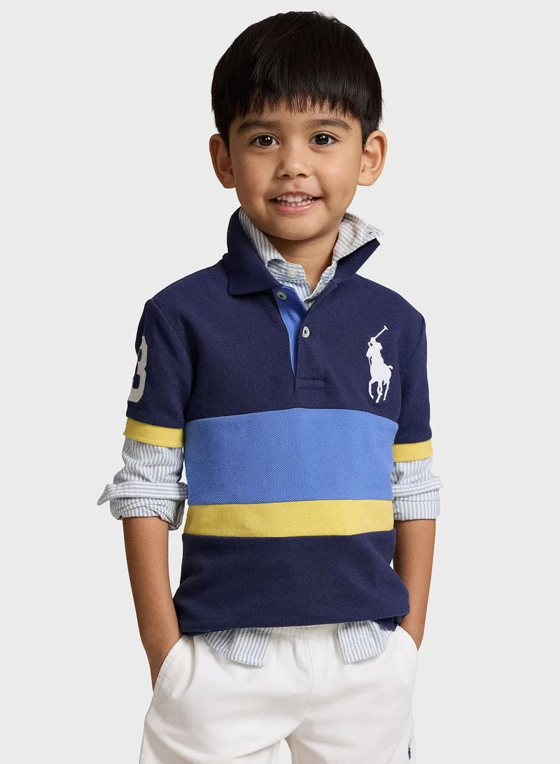 POLO RALPH LAUREN Kids Color Block Polo