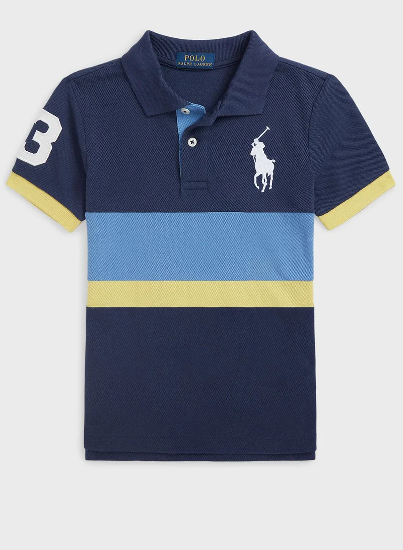 POLO RALPH LAUREN Kids Color Block Polo