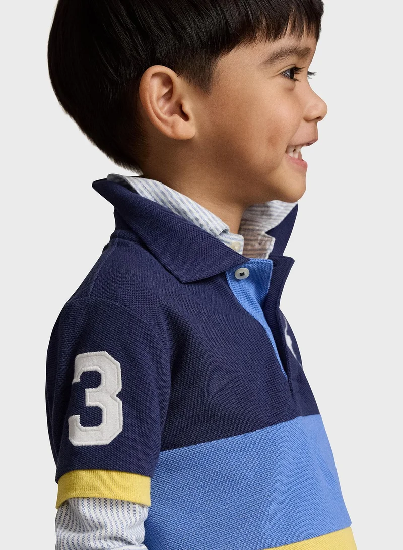 POLO RALPH LAUREN Kids Color Block Polo