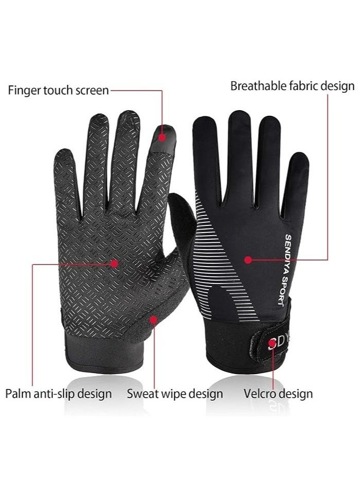 BAEKO Workout Gloves, Full Palm Protection & Extra Grip, Gym Fishing Fencing Gloves for Weight Lifting, Training, Fitness, Exercise (Men & Women)  - Image 5