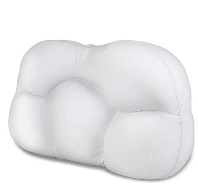 JAMBUVANTI Memory Foam PillowMicro Comfort Soft Egg Sleeper Portable Ergonomical NeckHead Support BedComfortable Sleep Help Alleviate Neck Back Pain Egg Sleeper Pillow - Image 1