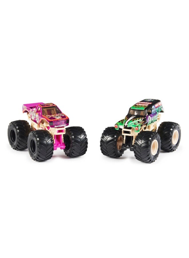 Monster Jam Series 17 Salvager Vs Double Decker Truck (1:64, Pack of 2) - Image 4