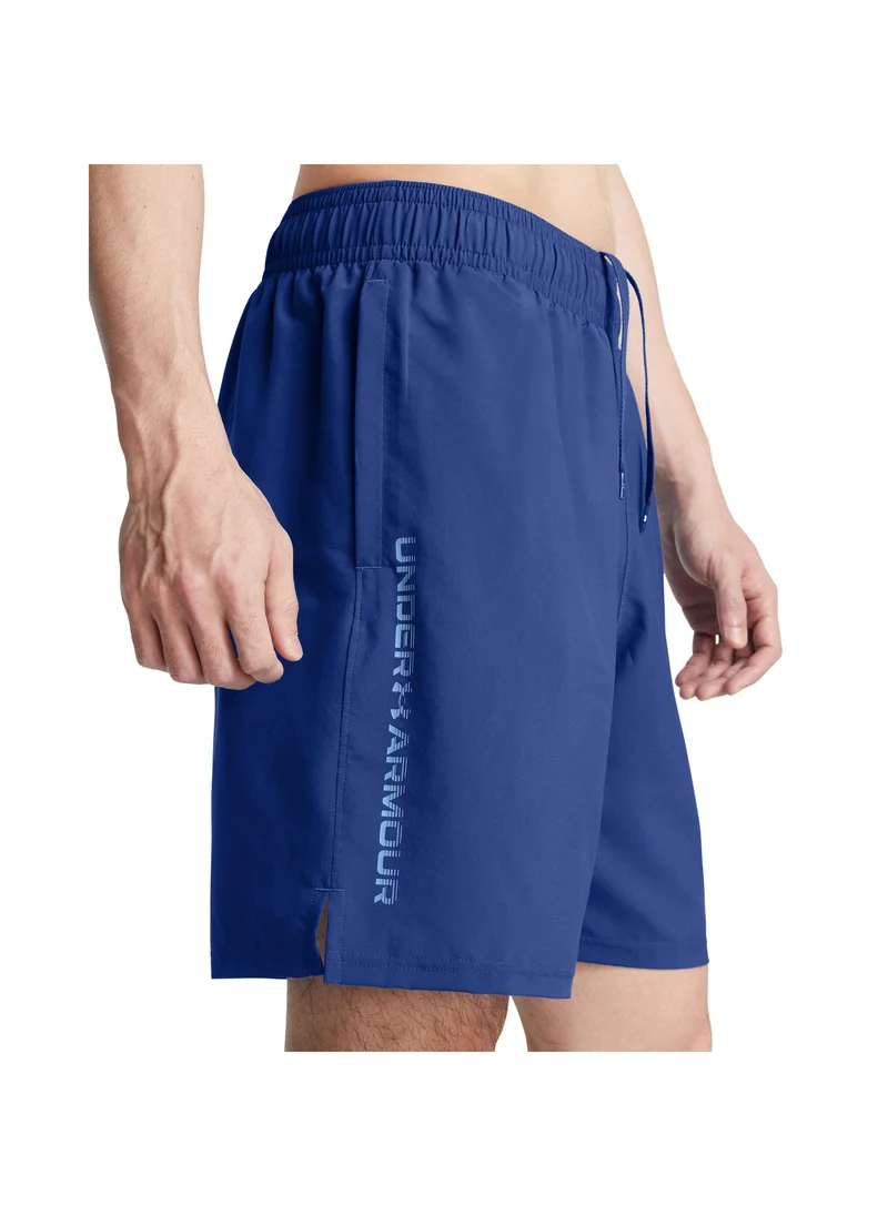 اندر ارمور Tech Woven Wordmark Shorts