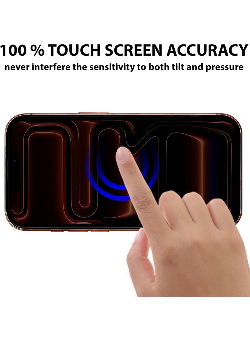 iPhone 17 Pro Privacy Glass Screen Protector, Anti-Spy Tempered Film, 9H Hardness, Scratch Resistant, Bubble Free - Image 4