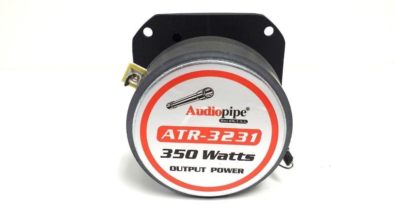 Audiopipe 1 Pair 350 Watts 1" Chrome Super Titanium Tweeter Heavy Duty Car Tweeters - Image 4
