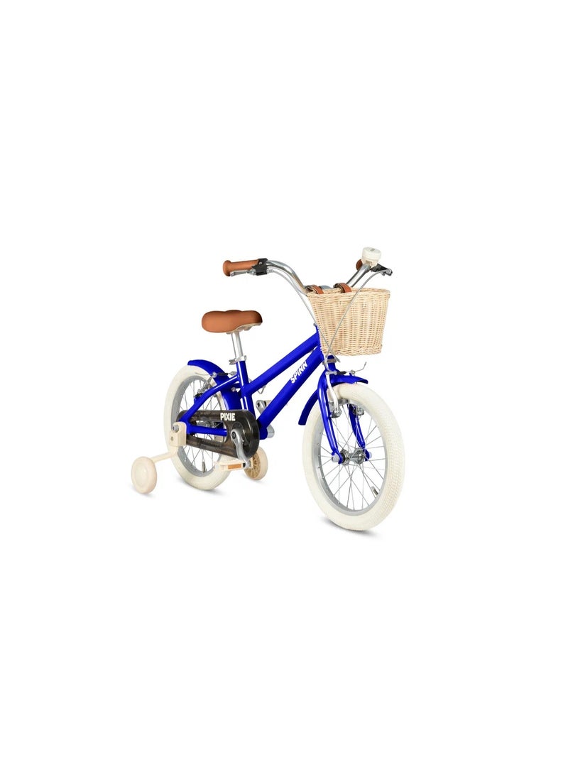 SPINN Pixie 1 Kids Bike 16″ Sonic Blue — Aluminum Frame, 1 Speed, Training Wheels, for Ages 3–6 - Image 2
