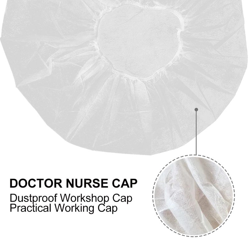 100pcs Dorctor Disposable Operating Room Hat Workshop Practical Working for Men Women (Random Color) - Image 4