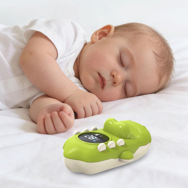 Kids Crocodile Water Spraying Bathtub Temperature Gauge LED Display Toy - Image 3