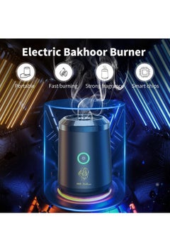 Oud Bukhoor [Upgrade] Electric Mini Incense Burner Portable USB Rechargeable Aroma Diffuser Fresh Scent Black  - Image 4