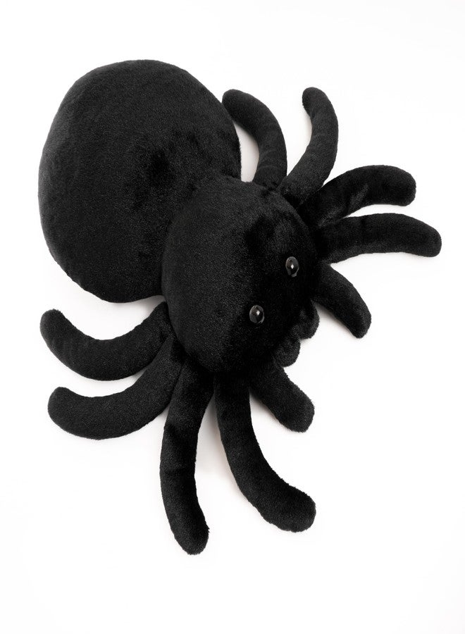 WEIGEDU Black Spider Stuffed Animal Plush Toy - Soft Tarantula Insect Pillow, 13-Inch Large Size, Realistic Cute for Kids & Adults - Image 1