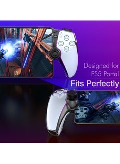 Y&D Cover Case for Playstation Portal, PS5 Portal Protective with Ergonomic Grip, Remote Player, Scratch Resistant Anti - Fingerprint Crystal Clea  - Image 2