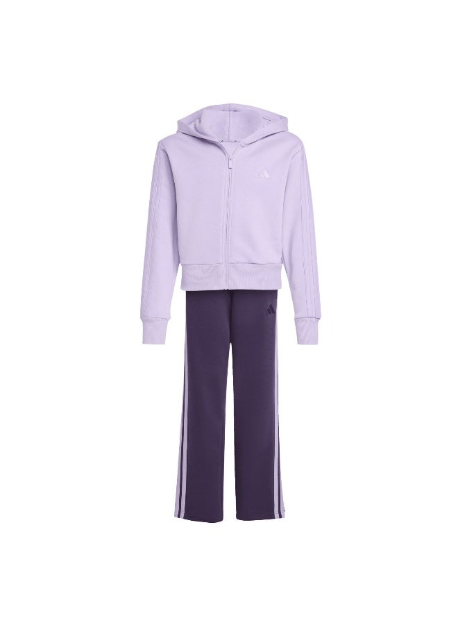 Adidas Jg 3S Fl Ts 240 Purple Training Suits For Junior 7-8Y - Image 2