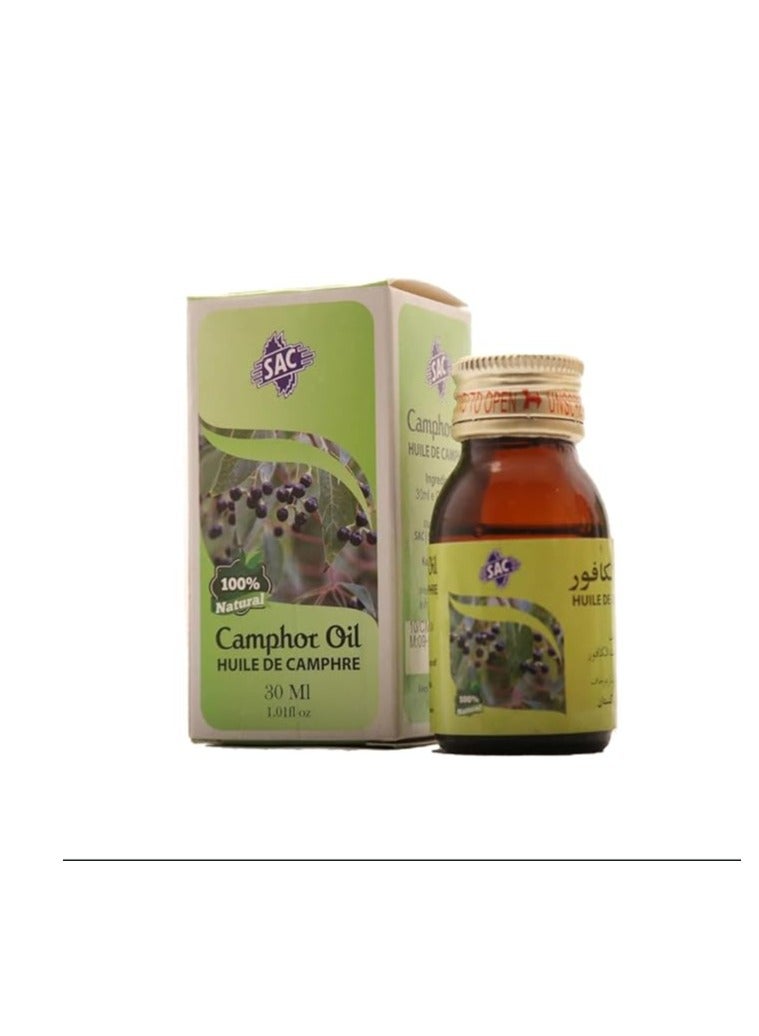 SAC NATURAL CAMPHOR OIL 30 ML