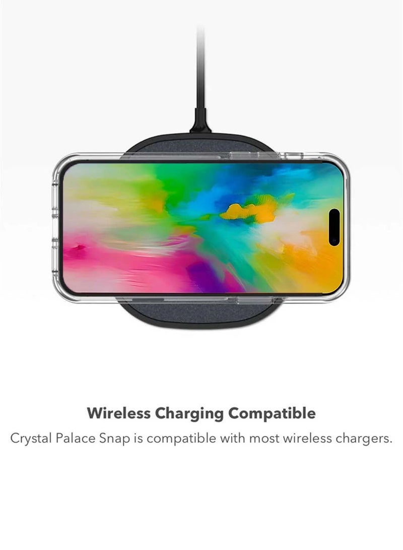 Gear4 Apple iPhone 16 2024 Gear4 Premium Protection Series Crystal Palace D3O Crystalex Drop Protection Completely Transparent Ultra Hybrid Case Cover - Clear - Image 4