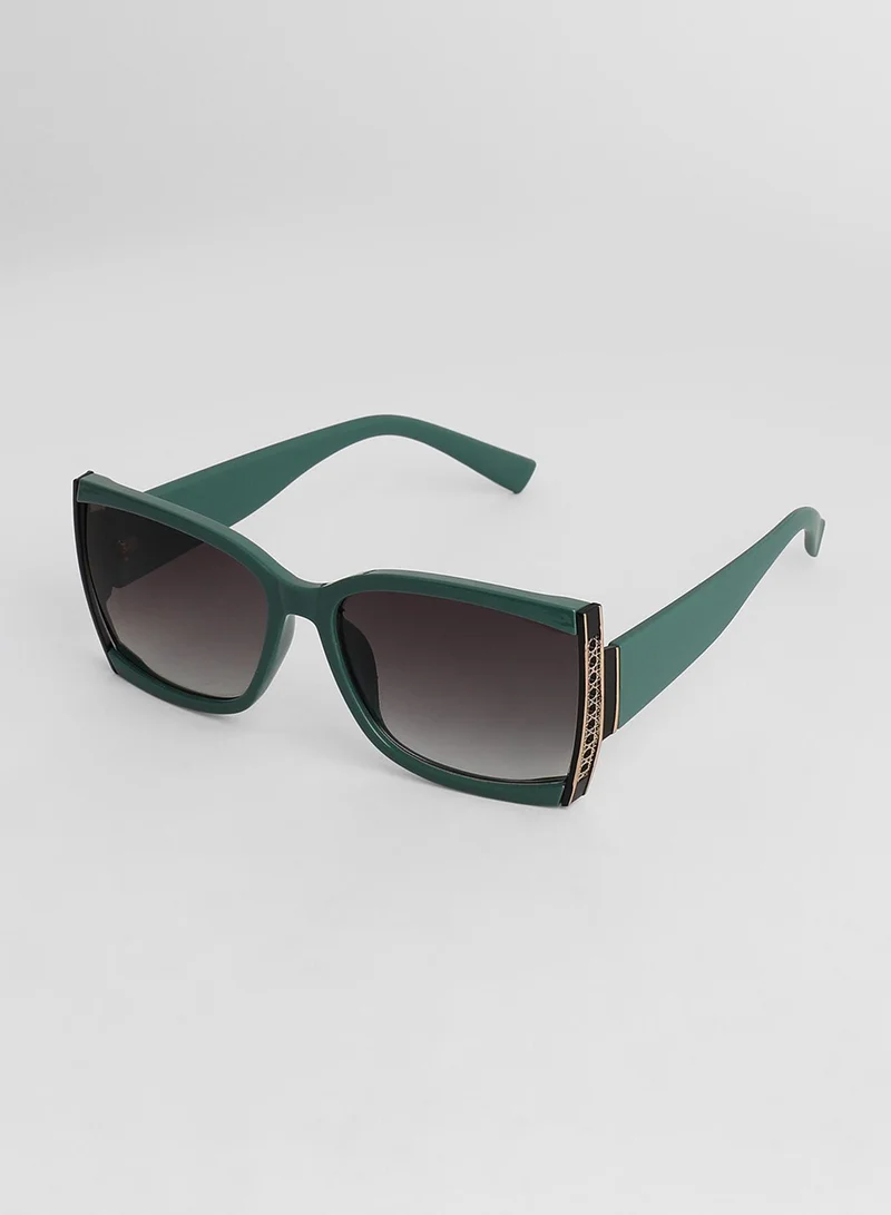 صوص هاوت Block Rectangular Sunglasses